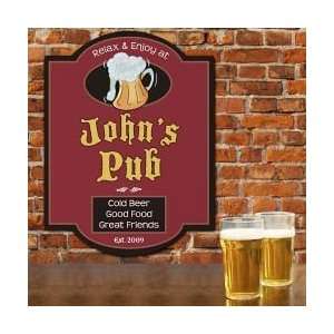  Personalized Cold Beer Wall Sign Bar Pub Wood Sign 