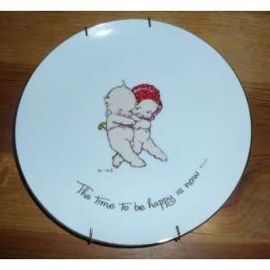 Kewpie Doll Plate The Time To Be Happy Is Now
