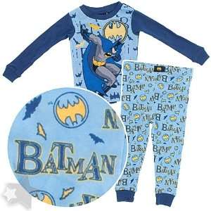    Batman Blue and Yellow Cotton Pajamas for Baby Boys 18 Months Baby