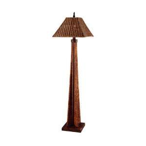 Triarch 29028 Bombay 1 Light Floor Lamps in Hand Made Bamboo Wicker