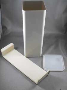 Vintage TUPPERWARE Cheese Butter Keeper Rectangle Storage Container 