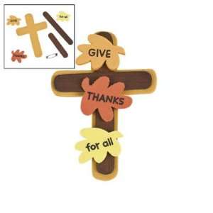  Give Thanks Cross Pin Craft Kit   Craft Kits & Projects 
