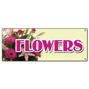   Outdoor Vinyl Banner  floral flower shop sign signs 