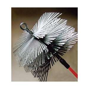   Flat Wire Brush Head With .38 in. Npt Connector Patio, Lawn & Garden