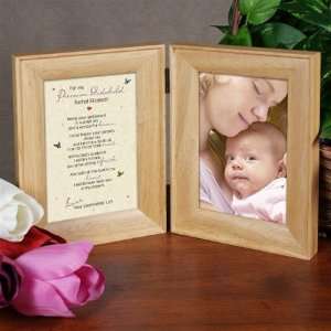  Precious Godchild Bi fold photo frame Personalized free 