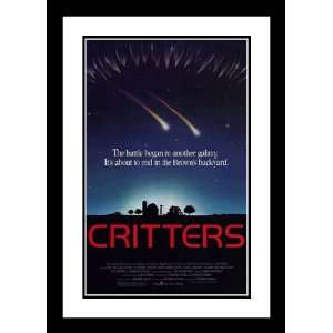 Critters 32x45 Framed and Double Matted Movie Poster   Style B   1985 