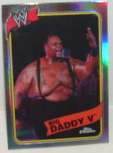 WWE   HERITAGE 3   BIG DADDY V   REFRACTOR CARD #43  