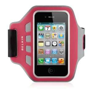  Belkin Easefit Armband Case for Apple iPhone 4S (Pink/Grey 