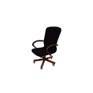   Remedy Vinyl High Back Office Chair, Mesa (Black)