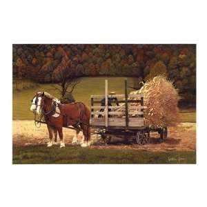 Amish Harvest by William Bradford Green 32x22  Kitchen 