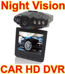 HD Vehicle 6 IR LED Night Vision Car Camera DVR  