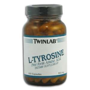 Twin Lab L Tyrosine 500 mg  Grocery & Gourmet Food