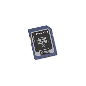    PNY 4GB Secure Digital High Capacity Memory Card Electronics