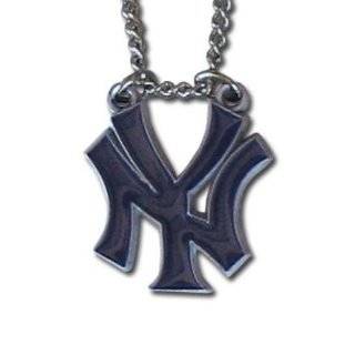  York Yankees Chain Necklace & Enameled Pewter Pendant   MLB Baseball 
