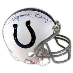  Raymond Berry Indianapolis Colts Autographed Mini Helmet 