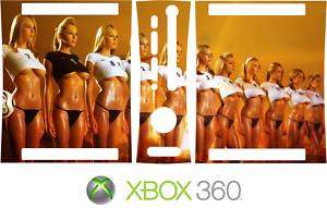 Xbox 360 SEXY FOOTBALL Vinyl Skin Decal Sticker  