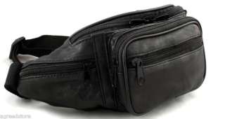 Full Leather Belt Waist Bag Motorcycle Biker Wallets  