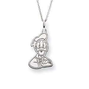  Sterling Silver Donald Duck Pendant   Officially Licensed 