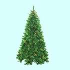 KSA 6.5 Pre lit Appalachian Fir Cashmere Christmas Tree   Clear 