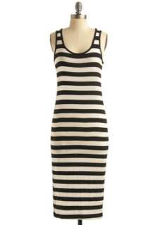 Black Striped Dress  Modcloth