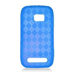  Blue Flexible TPU Crystal Skin Cover Phone Case for Nokia 