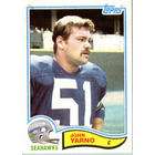 Topps 1982 Topps # 254 John Yarno Seattle Seahawks Football Card