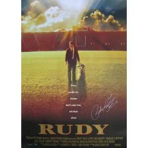  Rudy Ruettiger   Rudy   Autographed Movie Poster