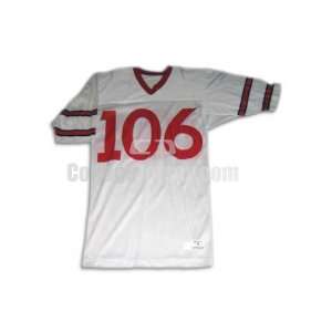 White No. 106 Team Issued Cornell Football Jersey  Sports 