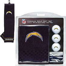 Team Golf San Diego Chargers Embroidered Golf Towel, Balls and Tee Set 