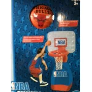  Inflatable Basketball Hoop Set Chicago Bulls 46 Tall Toys & Games