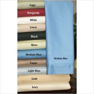 Simple Luxury 650 TC Solid Sheet Set (Set of 2)   Size Full, Color 