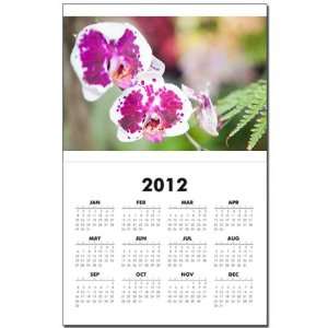 Calendar Print w Current Year Phalaenopsis Orchids 