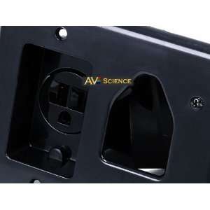  AV Science Low Voltage Wall Plate With Power AVS106933 