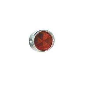 Imperial 80006 Round Steel Oval Reflector 4 1/2x3 3/4   Red (Pack of 