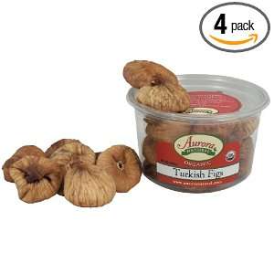 Aurora Products Inc. Figs, Turkish Organic, 10 Ounce Tubs (Pack of 4 