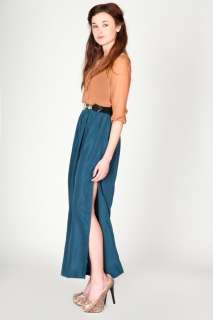  Sale  Skirts  Romana Side Split Maxi Skirt