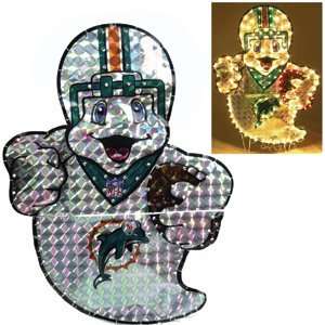  Miami Dolphins 44 Lighted Ghost Halloween Lawn Figure 