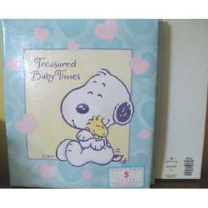   Baby Snoopy Treasured Baby Times Refillable Keepsake Album Baby