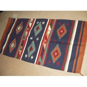  Wool Western Floor Rug 32x64 