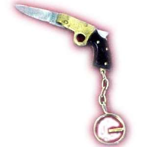  Gun Keychain with hidden Knife 