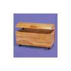 Gift Mark Natural Treasure Toy Chest on Casters