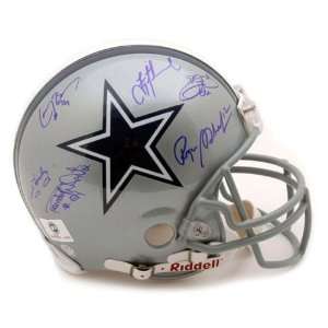 Dallas Cowboys Super Bowl MVP Autographed Pro Line Helmet  Details 6 