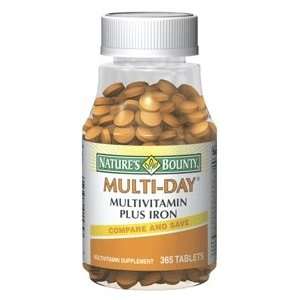  MULTI DAY TABS PLUS IRON NBY Size 365 