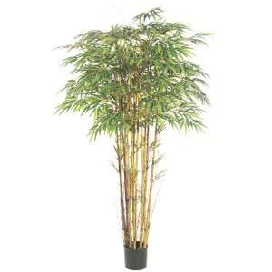  of 2 Potted Artificial Natural Trunk Bamboo Trees 6