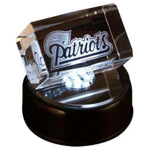  New England Patriots Logo Cube with base Sports 