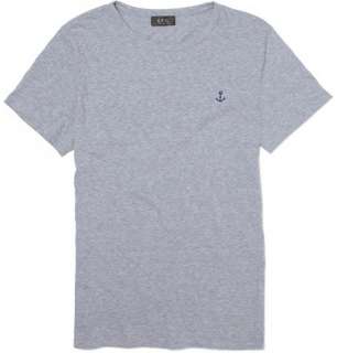  Clothing  T shirts  Crew necks  Anchor Print T Shirt