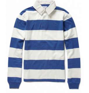  Clothing  Polos  Long sleeve polos  Striped Cotton 