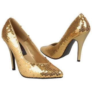 Womens Pleaser Seduce 420SQ Gold Shoes 