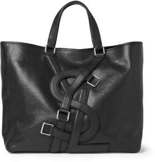   Accessories  Bags  Totes  Logo Strap Leather Tote Bag