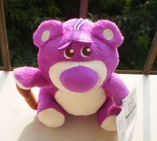 Lovely Toy Story 3 Losto Purple Bear 18CM Loves gift  